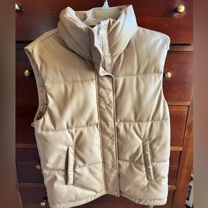 Abercrombie Vegan Leather Vest